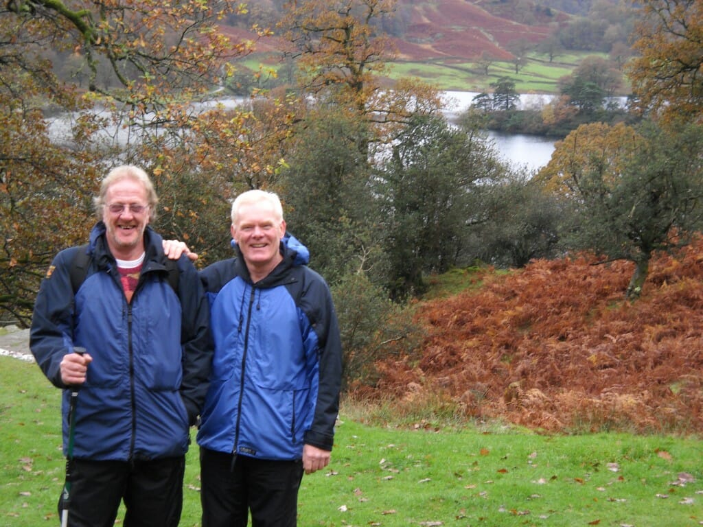 Chris & Peter, my guides alone the coffin walk. Falling in Love with the Lake District